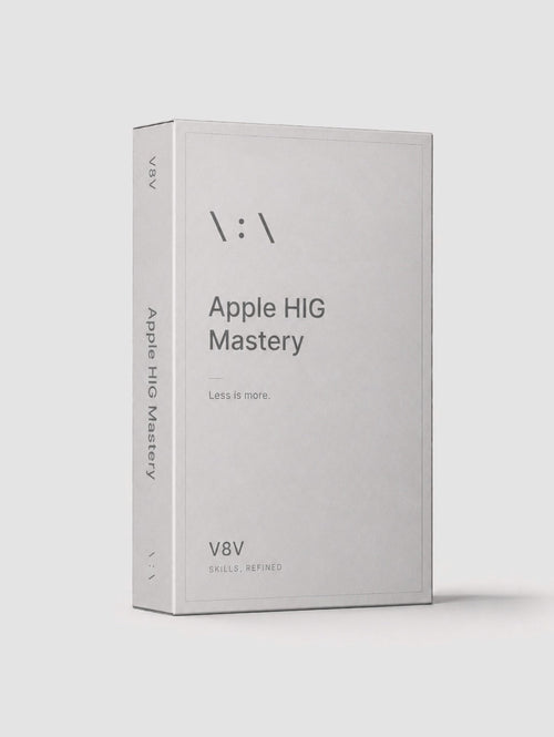 V8V Apple HIG Mastery skill bundle box cover