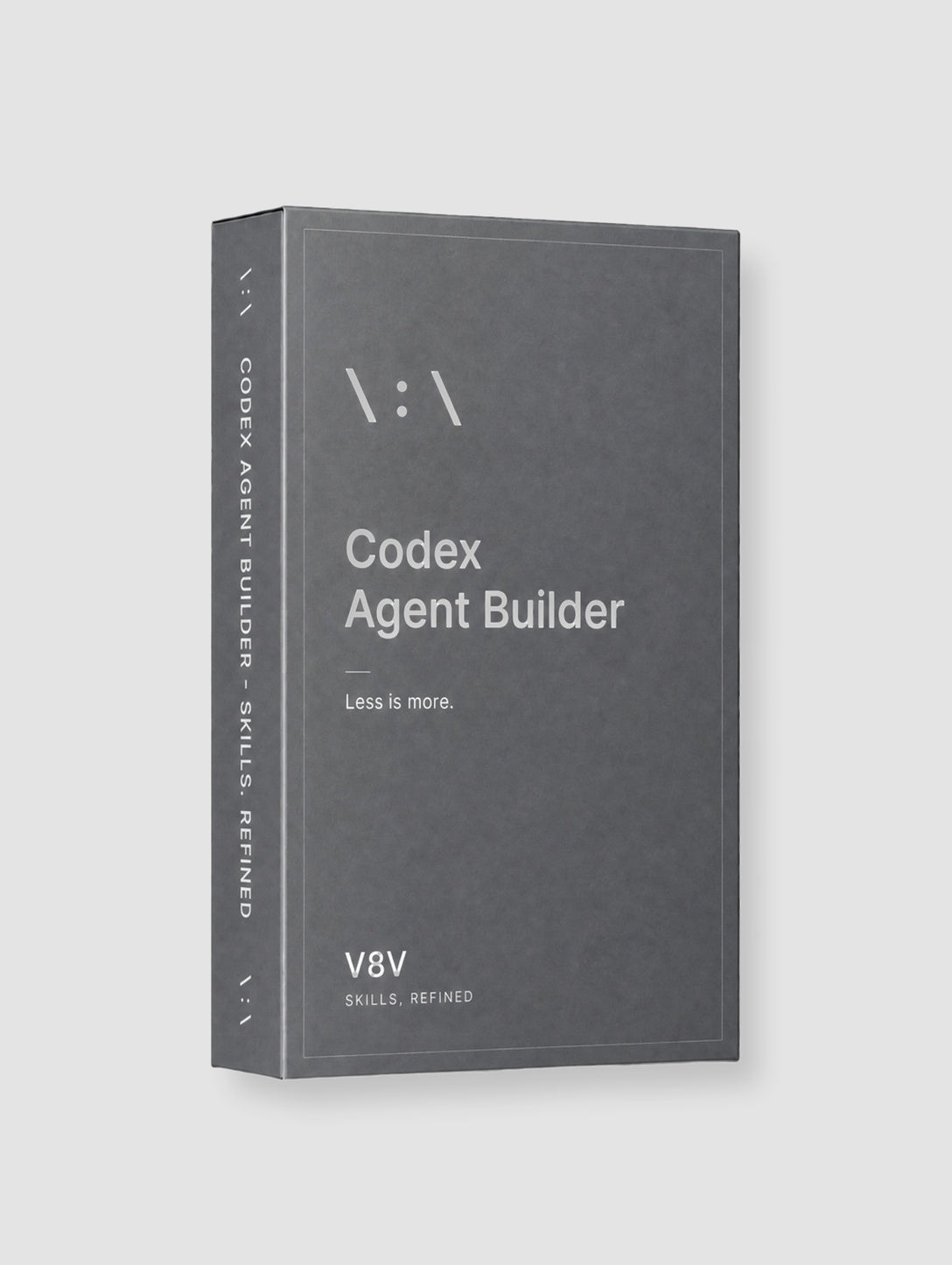 V8V Codex Agent Builder skill bundle box cover