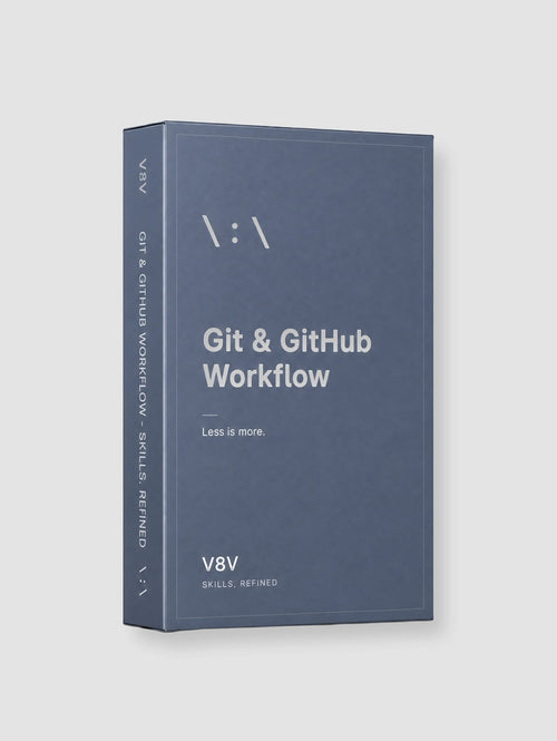 V8V Git and GitHub Workflow skill bundle box cover